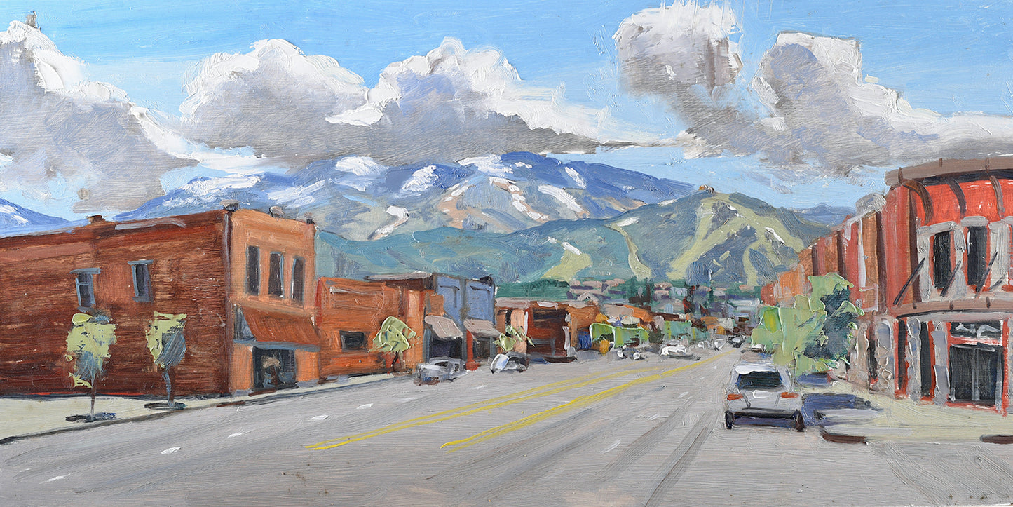 Downtown Steamboat Springs in July