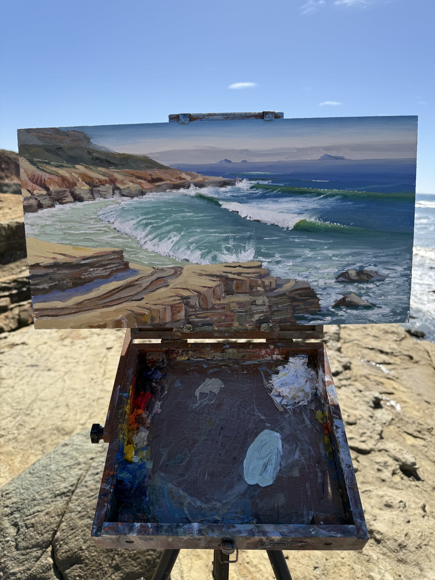 Good swell at the tide pools